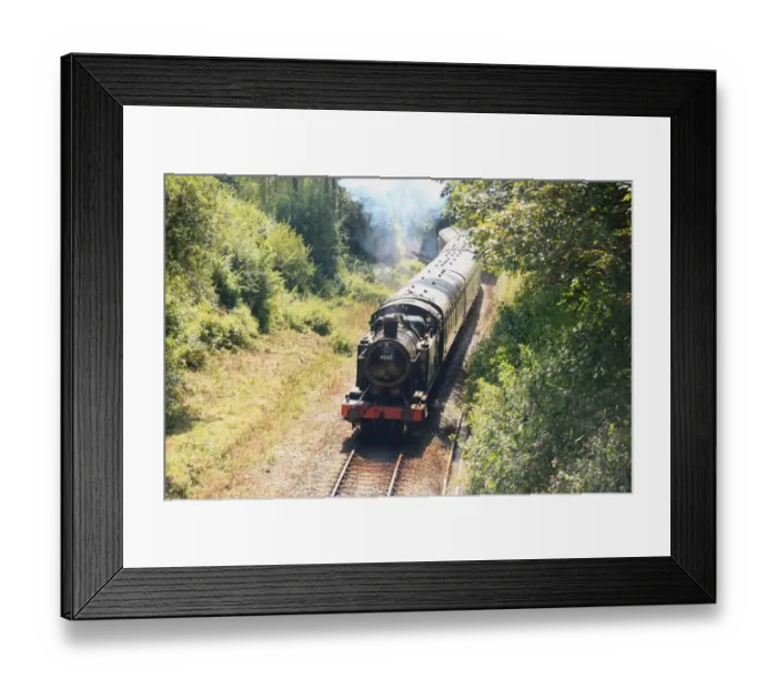 Framed Print : A Steam Engines on Cornwalls Premier Steam Railway Framed Print : A Steam Engines on Cornwalls Premier Steam Railway