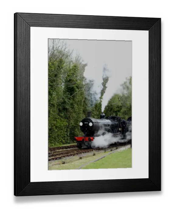 Framed Print : Steam Power on Cornwalls Premier Steam Railway
