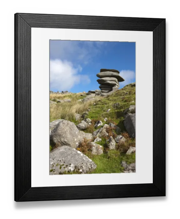 Framed Print : Windswept stones on Bodmin Moor Framed Print : Windswept stones on Bodmin Moor