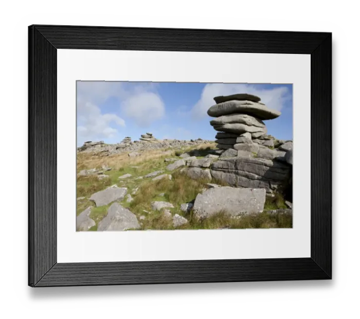 Framed Print : Windswept stones on Bodmin Moor Framed Print : Windswept stones on Bodmin Moor