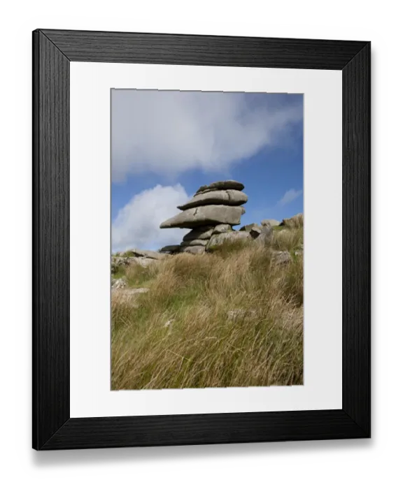 Framed Print : Windswept stones on Bodmin Moor Framed Print : Windswept stones on Bodmin Moor