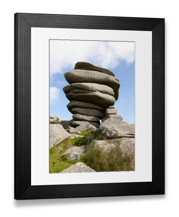 Framed Print : Windswept stones on Bodmin Moor Framed Print : Windswept stones on Bodmin Moor