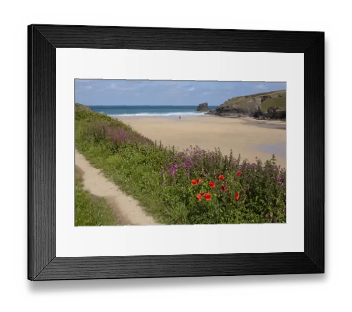 Framed Print : Porthcothan Framed Print : Porthcothan