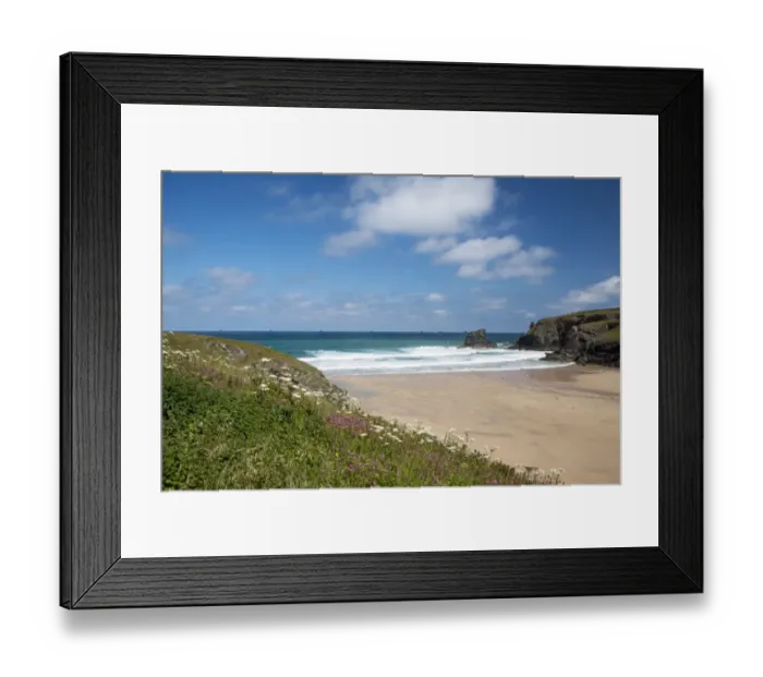 Framed Print : Porthcothan Framed Print : Porthcothan