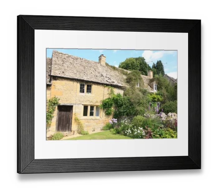 Framed Print : Snowshill. The Cotswold village of Snowshill in Gloucestershire with its fine cottages Framed Print : Snowshill. The Cotswold village of Snowshill in Gloucestershire with its fine cottages