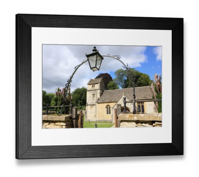Framed Print : Bagendon. The church of St Margaret in the Cotswold hamlet od Bagendon Framed Print : Bagendon. The church of St Margaret in the Cotswold hamlet od Bagendon