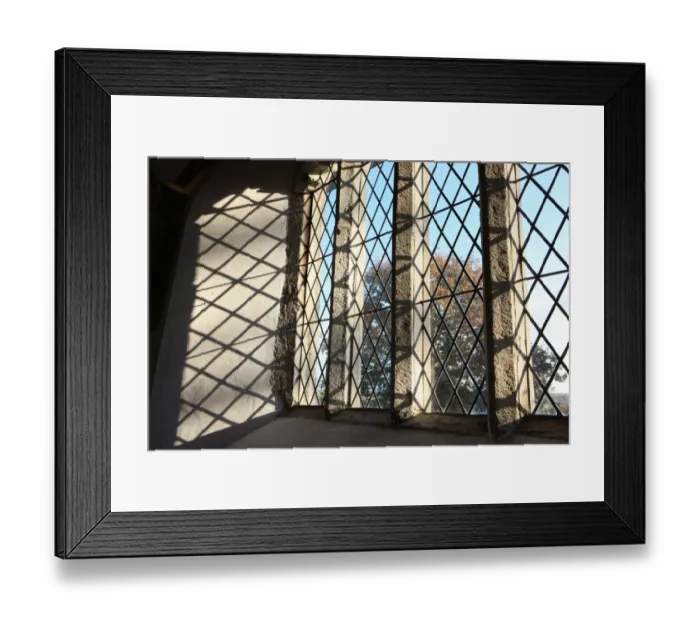 Framed Print : Golant. St Sampsons Church Golant Cornwall with its Stainted Glass windows