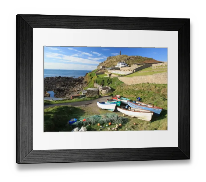 Framed Print : Cape Cornwall Framed Print : Cape Cornwall