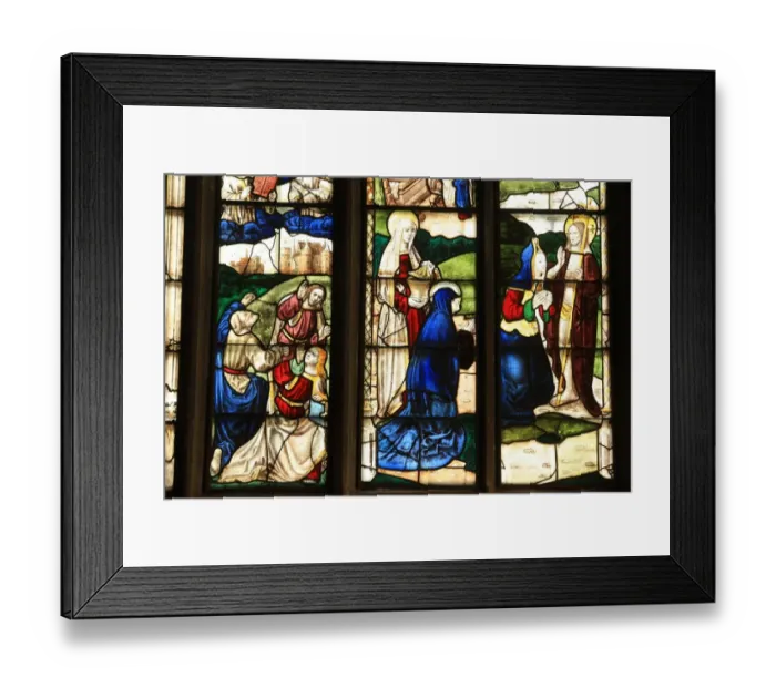 Framed Print : Fairford. A Window at Fairford Church in Gloucestershire Framed Print : Fairford. A Window at Fairford Church in Gloucestershire