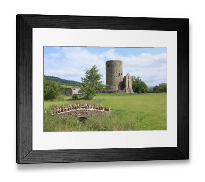 Framed Print : Tretower Castle Framed Print : Tretower Castle