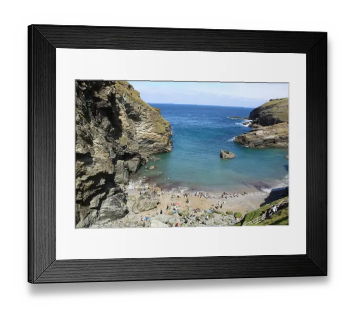 Framed Print : Tintagel Castle Framed Print : Tintagel Castle