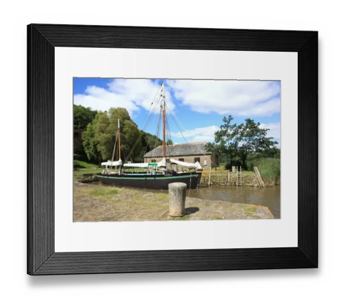 Framed Print : Cotehele Quay