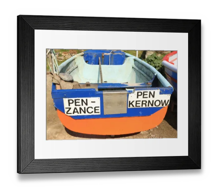 Framed Print : Working Boat