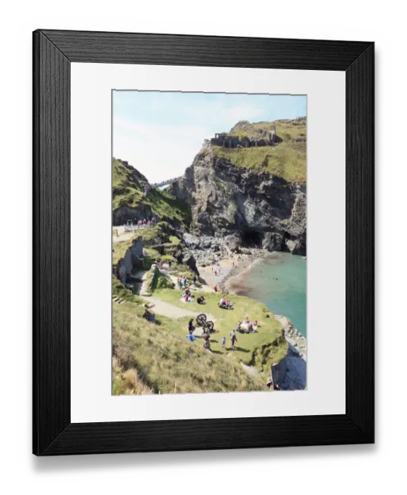 Framed Print : Tintagel Castle Framed Print : Tintagel Castle