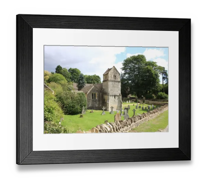 Framed Print : Bagendon. The church of St Margaret in the Cotswold hamlet od Bagendon Framed Print : Bagendon. The church of St Margaret in the Cotswold hamlet od Bagendon