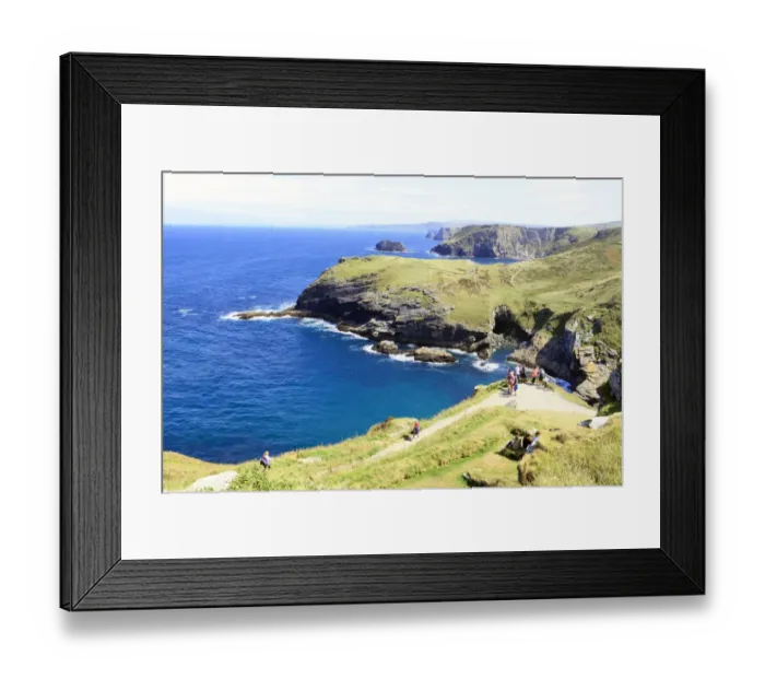 Framed Print : Tintagel Castle Framed Print : Tintagel Castle