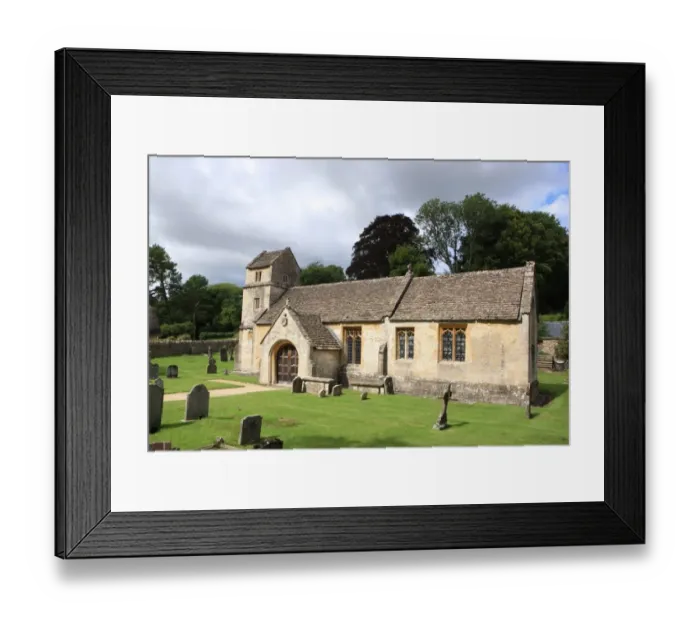 Framed Print : Bagendon. The church of St Margaret in the Cotswold hamlet od Bagendon Framed Print : Bagendon. The church of St Margaret in the Cotswold hamlet od Bagendon