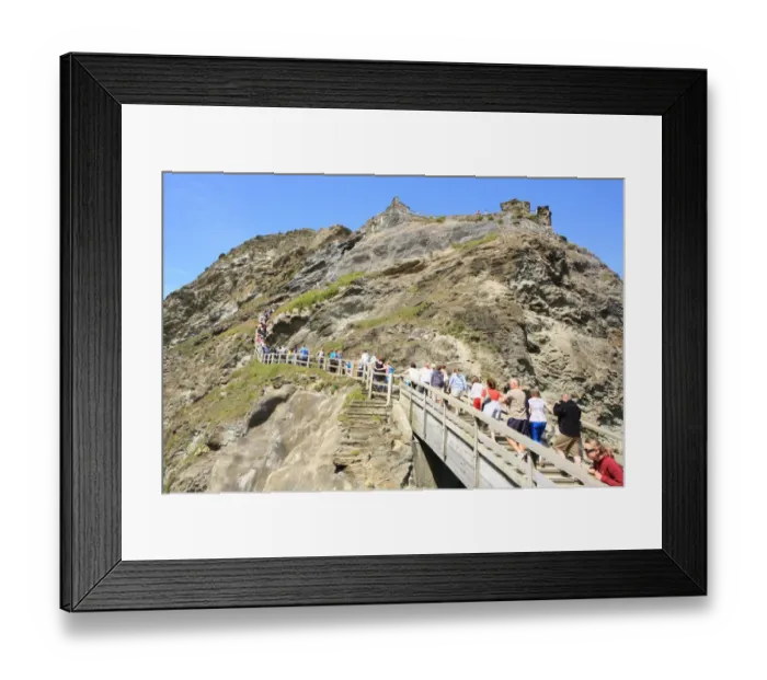 Framed Print : Tintagel Castle Framed Print : Tintagel Castle