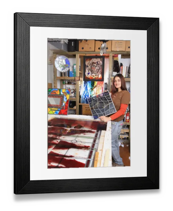 Framed Print : Staind Glass Framed Print : Staind Glass