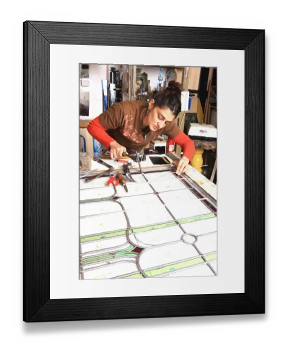 Framed Print : Staind Glass Framed Print : Staind Glass