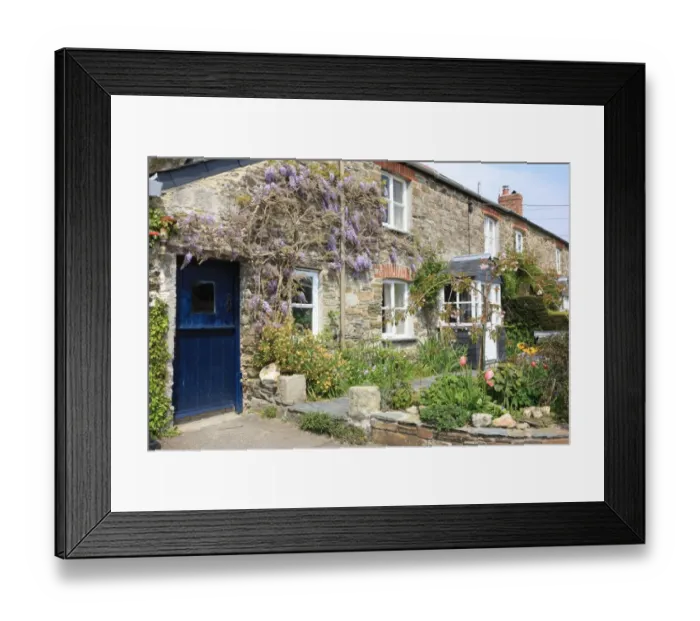 Framed Print : Lerryn. A cottage in the village of Lerryn near Fowey Cornwall on a spring day Framed Print : Lerryn. A cottage in the village of Lerryn near Fowey Cornwall on a spring day