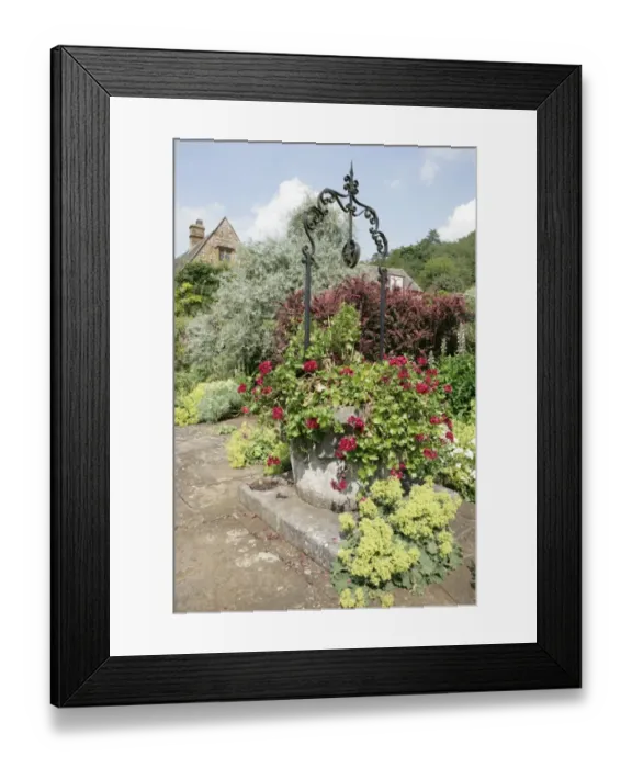 Framed Print : Alkerton. The garden of Brook Cottage in the Oxfordshire village of Alkerton Framed Print : Alkerton. The garden of Brook Cottage in the Oxfordshire village of Alkerton