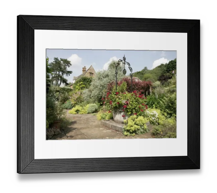 Framed Print : Alkerton. The garden of Brook Cottage in the Oxfordshire village of Alkerton Framed Print : Alkerton. The garden of Brook Cottage in the Oxfordshire village of Alkerton