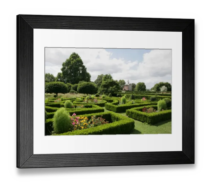 Framed Print : Westbury. The gardens at Westbury Court at Westbury on Severn Gloucestershire Framed Print : Westbury. The gardens at Westbury Court at Westbury on Severn Gloucestershire