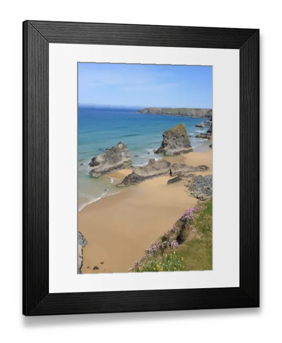 Framed Print : The Bedruthan Steps