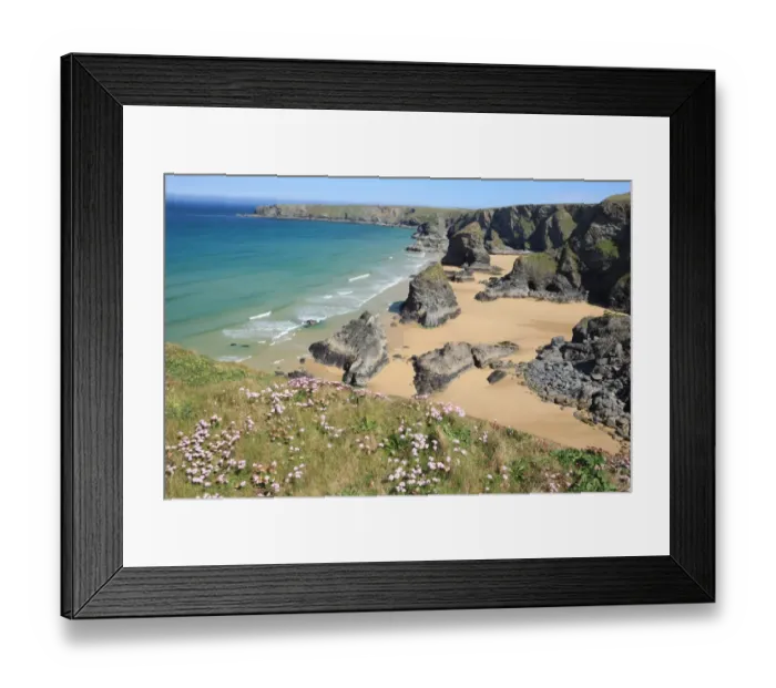 Framed Print : The Bedruthan Steps Framed Print : The Bedruthan Steps