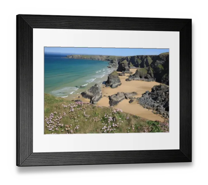 Framed Print : The Bedruthan Steps Framed Print : The Bedruthan Steps