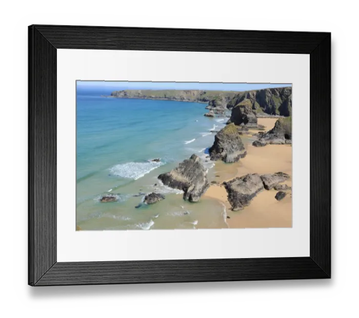 Framed Print : The Bedruthan Steps Framed Print : The Bedruthan Steps