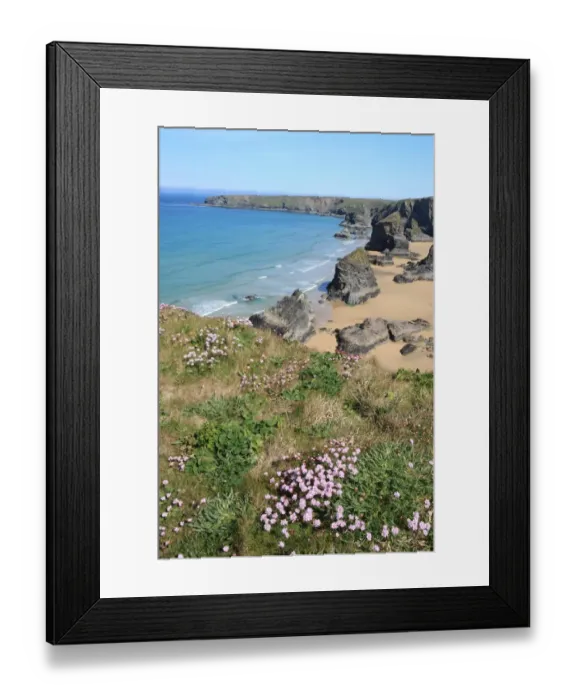 Framed Print : The Bedruthan Steps Framed Print : The Bedruthan Steps