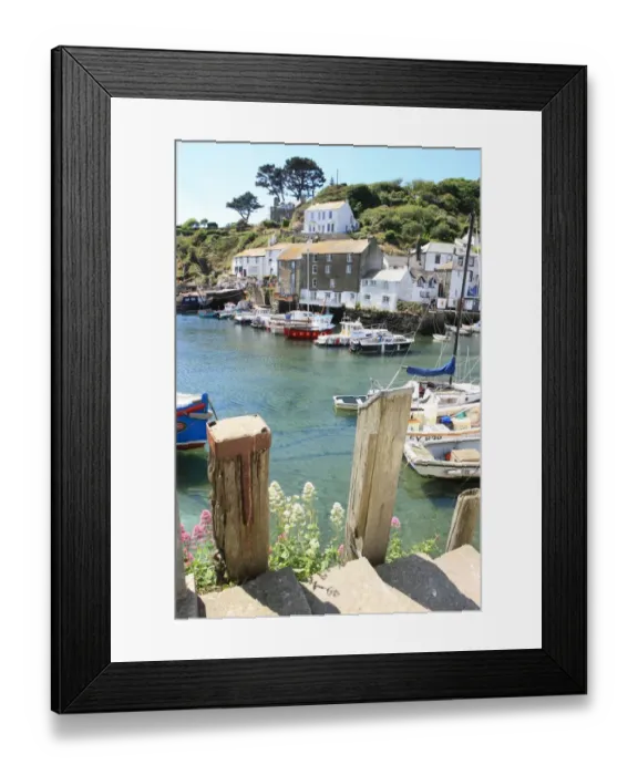 Framed Print : Polperro. The picturesque fishing village of Polperro on the south coast of Cornwall Framed Print : Polperro. The picturesque fishing village of Polperro on the south coast of Cornwall