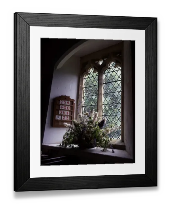 Framed Print : Church Window