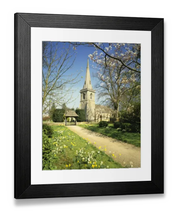 Framed Print : Lower Slaughter