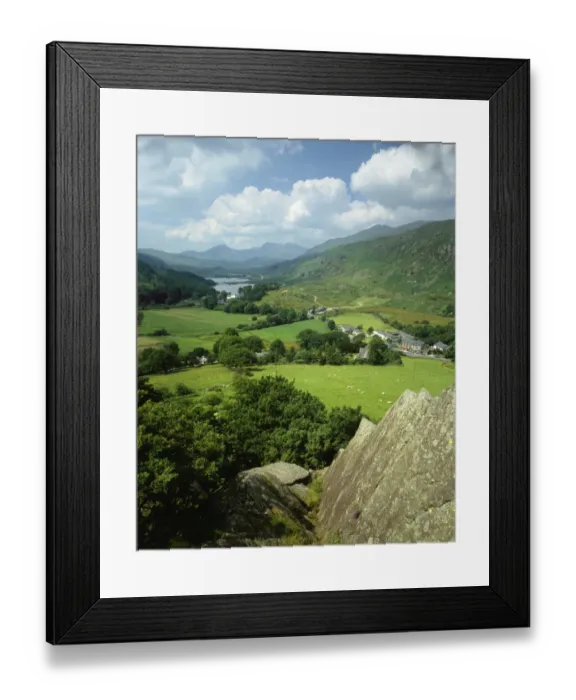 Framed Print : Snowdon. A valley below the Mountain of Snowdon in North Wales Framed Print : Snowdon. A valley below the Mountain of Snowdon in North Wales