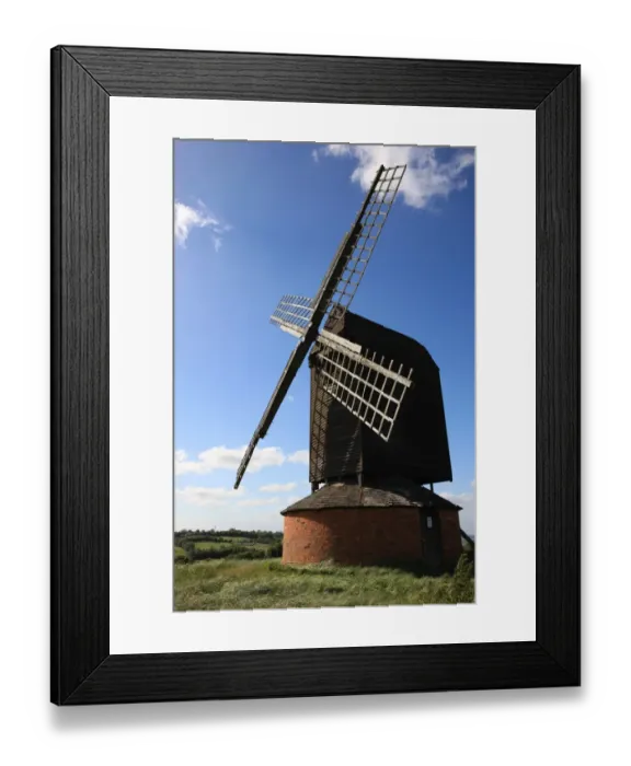 Framed Print : Windmill. The historic Buckinghamshire village of Brill is home to a fine Framed Print : Windmill. The historic Buckinghamshire village of Brill is home to a fine
