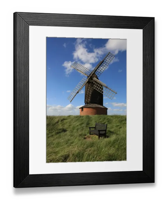 Framed Print : Windmill. The historic Buckinghamshire village of Brill is home to a fine Framed Print : Windmill. The historic Buckinghamshire village of Brill is home to a fine