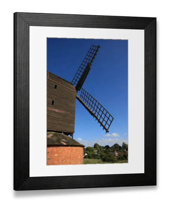 Framed Print : Windmill. The historic Buckinghamshire village of Brill is home to a fine Framed Print : Windmill. The historic Buckinghamshire village of Brill is home to a fine