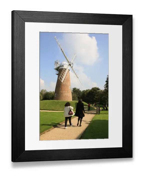 Framed Print : Swindon. Footpaths on the Windmill Business Park in Swindon Wiltshire with its windmill Framed Print : Swindon. Footpaths on the Windmill Business Park in Swindon Wiltshire with its windmill