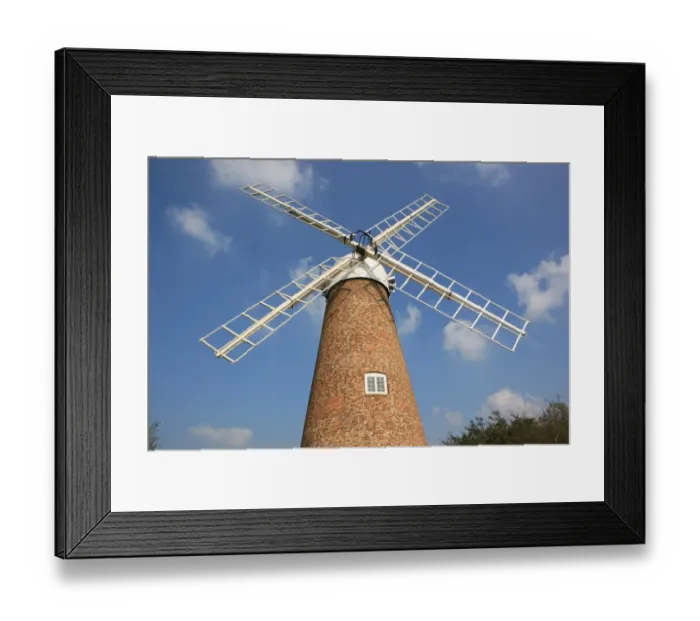 Framed Print : Swindon. The Windmill Business Park in Swindon Wiltshire