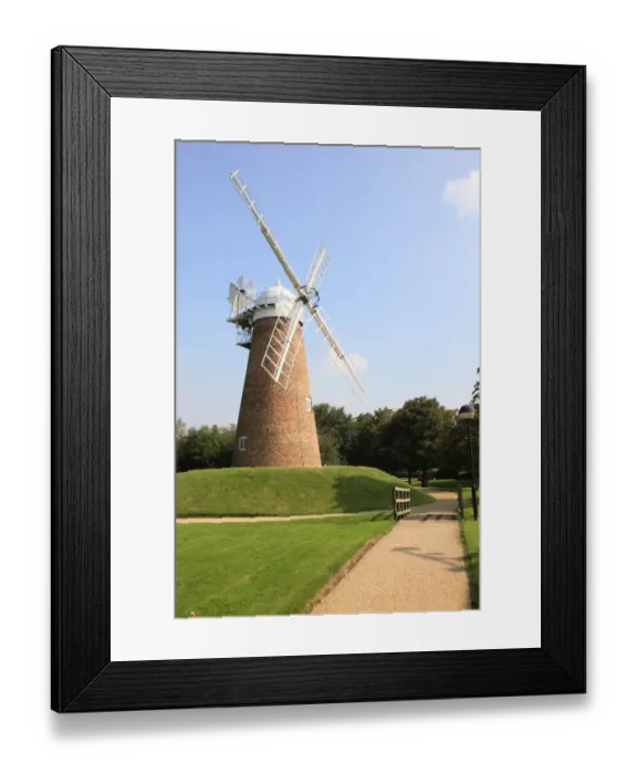Framed Print : Swindon. Footpaths on the Windmill Business Park in Swindon Wiltshire with its windmill Framed Print : Swindon. Footpaths on the Windmill Business Park in Swindon Wiltshire with its windmill
