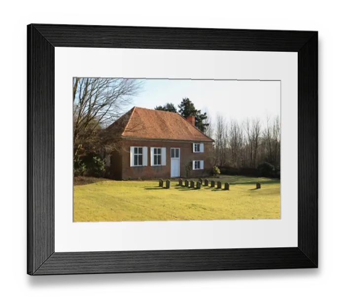 Framed Print : Quaker Meeting House Framed Print : Quaker Meeting House
