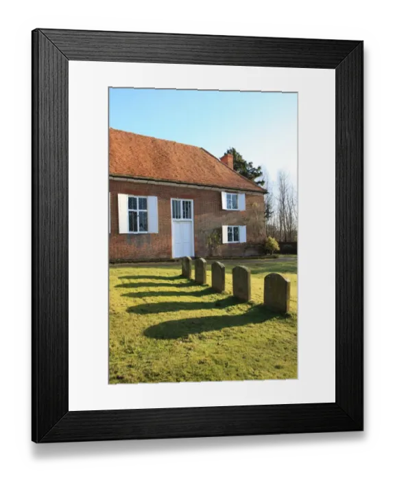 Framed Print : Quaker Meeting House Framed Print : Quaker Meeting House