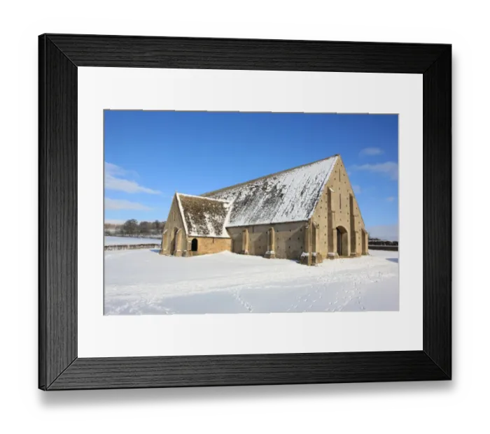 Framed Print : Great Coxwell Barn
