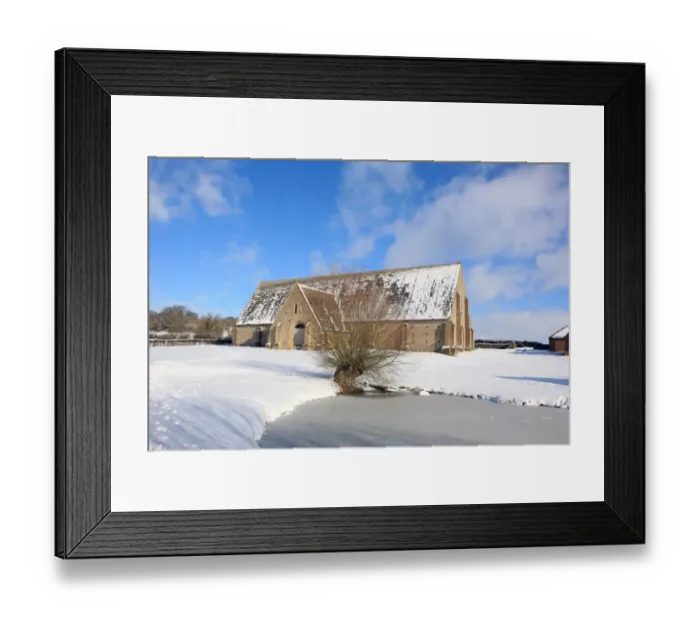Framed Print : Great Coxwell Barn Framed Print : Great Coxwell Barn