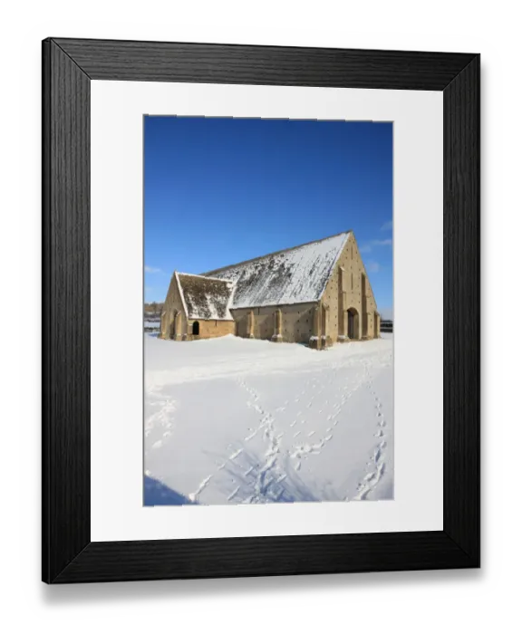 Framed Print : Great Coxwell Barn