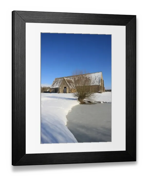 Framed Print : Great Coxwell Barn Framed Print : Great Coxwell Barn