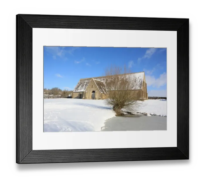 Framed Print : Great Coxwell Barn Framed Print : Great Coxwell Barn